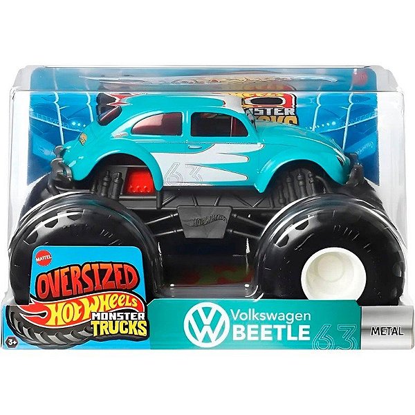Caminhão Monstro Hot Wheels Volkswagen Fusca - FYJ83/JCC93