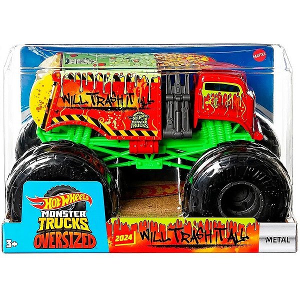 CaminhãoHot Wheels Monster Trucks Will Trash It All - FYJ83/JDR17