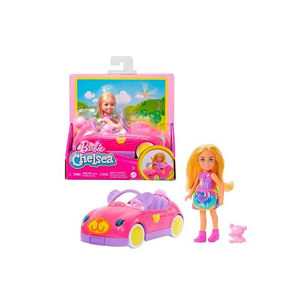 Boneca Barbie Chelsea e Conversível de Ursinho