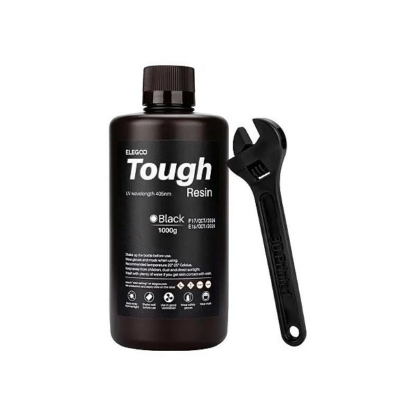 Resina para Impressora 3D Elegoo Tough - Preto 1KG