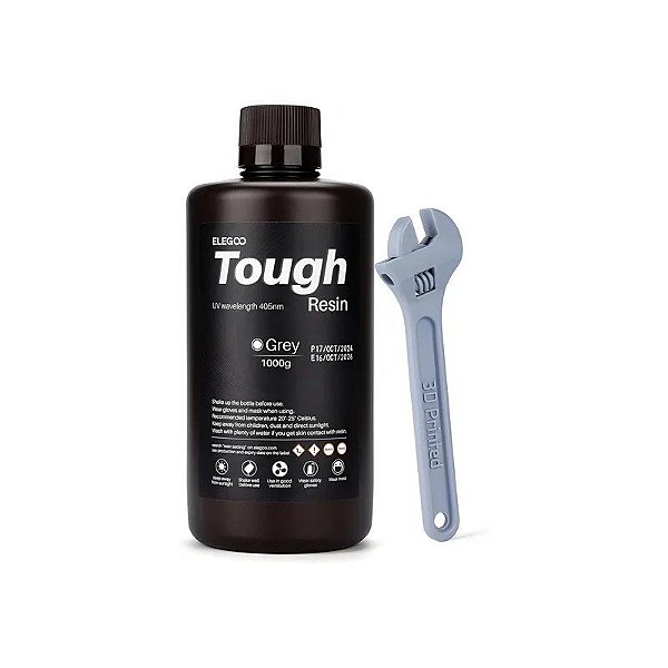 Resina para Impressora 3D Elegoo Touch - Cinza 1KG