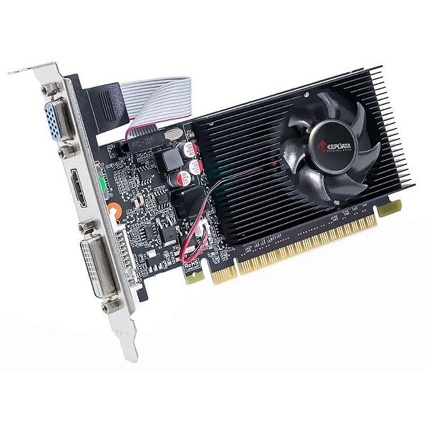 Placa de Vídeo KeepData NVIDIA GeForce GT610 2GB DDR3 VGA/DVI-D/HDMI