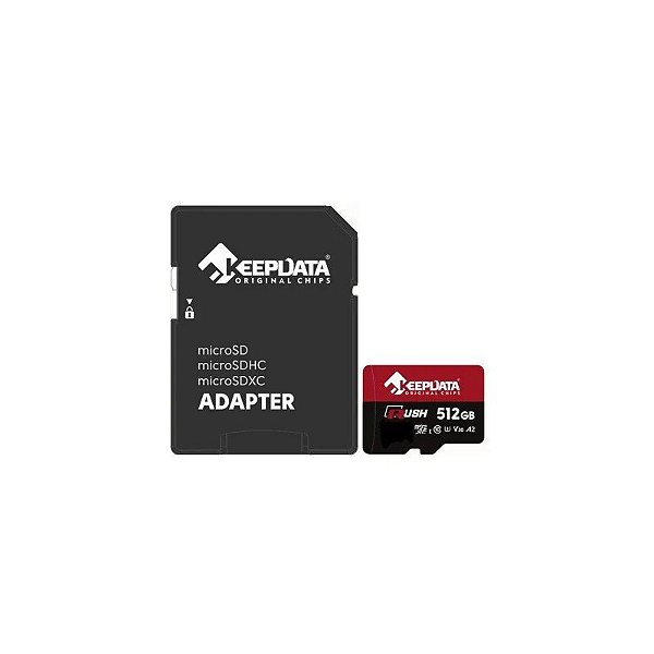 Cartão Micro SD 256GB Keepdata Rush 160-120MB/s