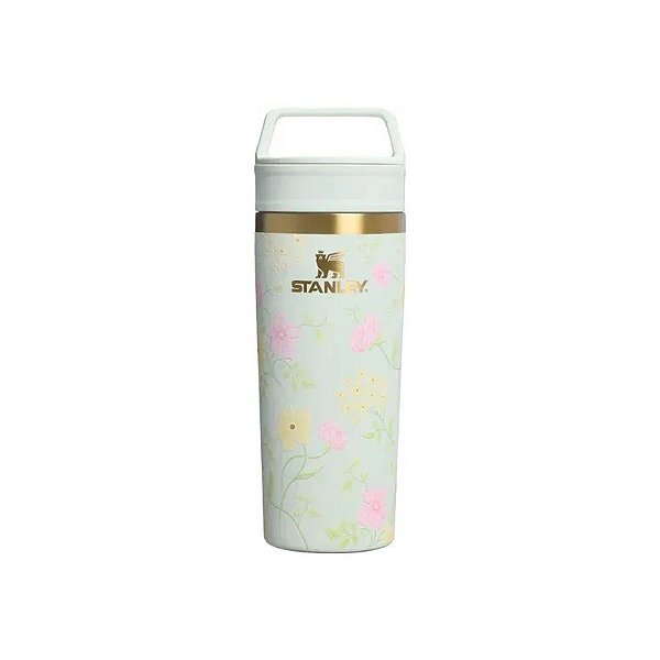 Garrafa Térmica de Viagem Café Para Viagem Stanley Café-To-Go Travel Mug 10-12081-0247 - 473 ml - Flores de Primavera