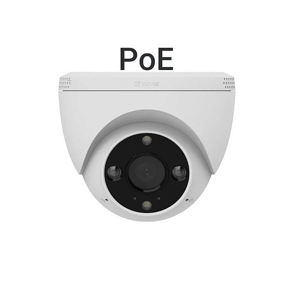 Câmera IP PoE CS-H4 Poe 3MP 2K 2.8MM H.465 Outdoor Ezviz