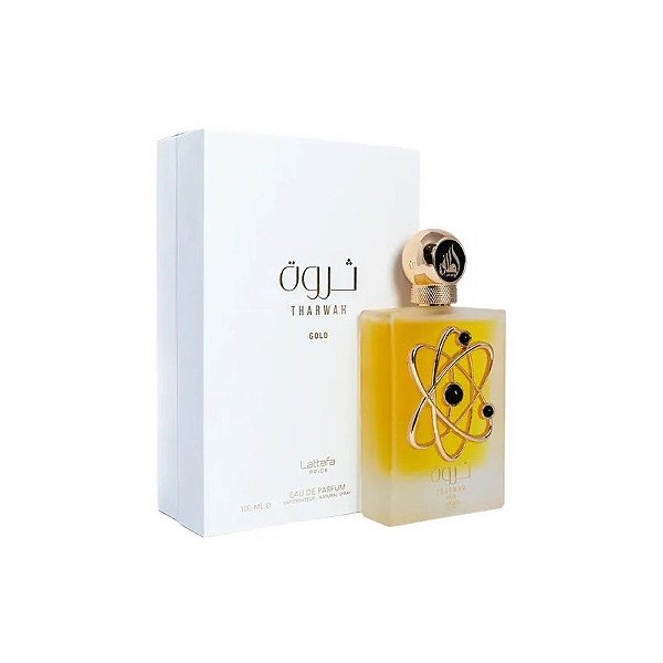 Perfume Feminino Lattafa Tharwah Gold Eau de Parfum 100 Ml