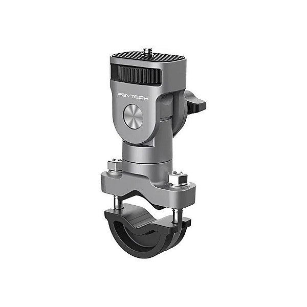 Suporte para Moto Pgytech P-GM-172 com Parafuso em U para Câmera de Ação - Cinza/Preto