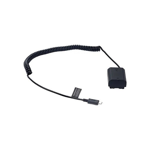 Cabo de Alimentação Tilta com Bateria Fictícia para USB-C para Sony NP-FZ100 - Preto (DB-SYFZ-Usbc)