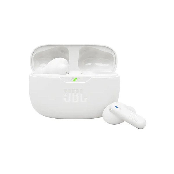 Fone de Ouvido Sem Fio JBL Wave Beam 2 Bluetooth/IPX54 - Branco