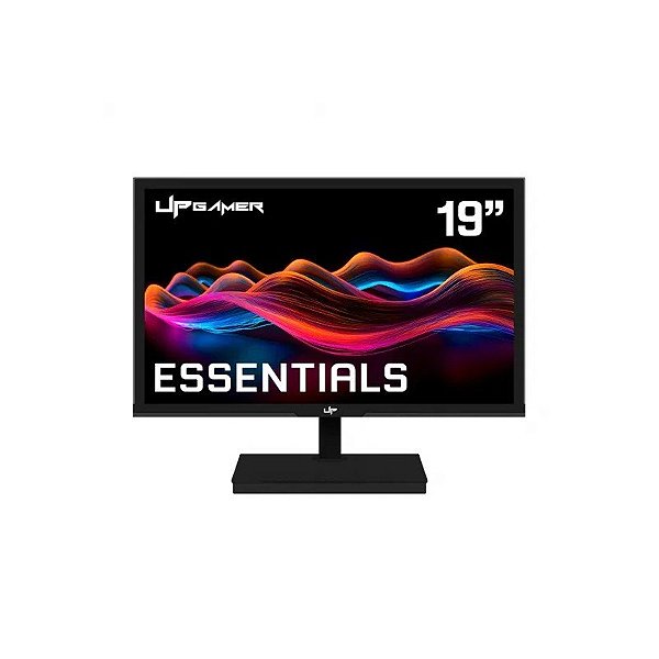 Monitor Gamer Up G Series Essentials, 19" Tela Plana HD 60Hz 5ms, HDMI VGA, UPG19VA60, Preto