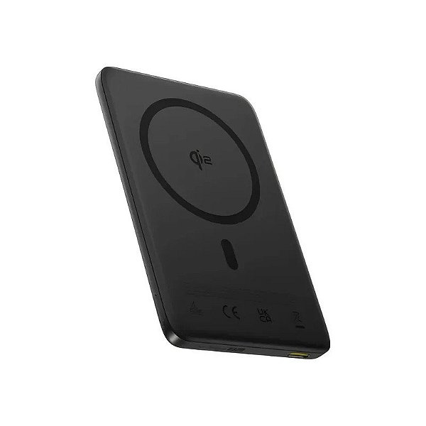 Carregador Portátil Sem Fio Baseus Picogo AM41 QI2 Magnético 27 W 10.000 Mah Preto (E0027201)