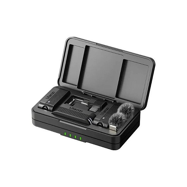 Microfone Sem Fio Ulanzi A100 Tipo C - Preto