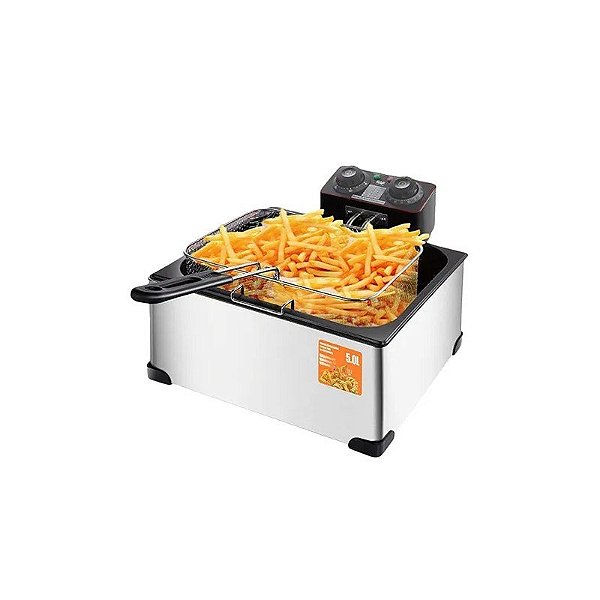 Fritadeira Raf R.5224 - Inox - 5L - 220V
