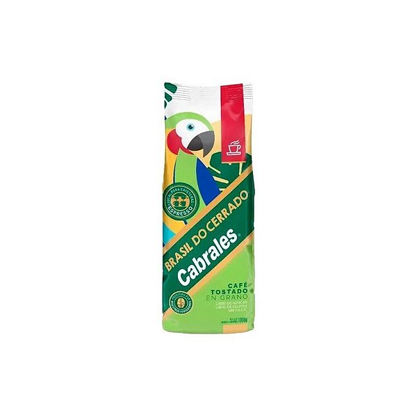 Pacote de Café Cabrales Brasil Torrado em Grão 1KG