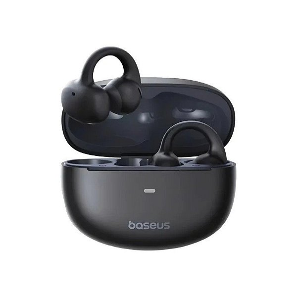 Fone de Ouvido Baseus Bowie MC1 Open-Ear TWS Bluetooth - Preto Cósmico