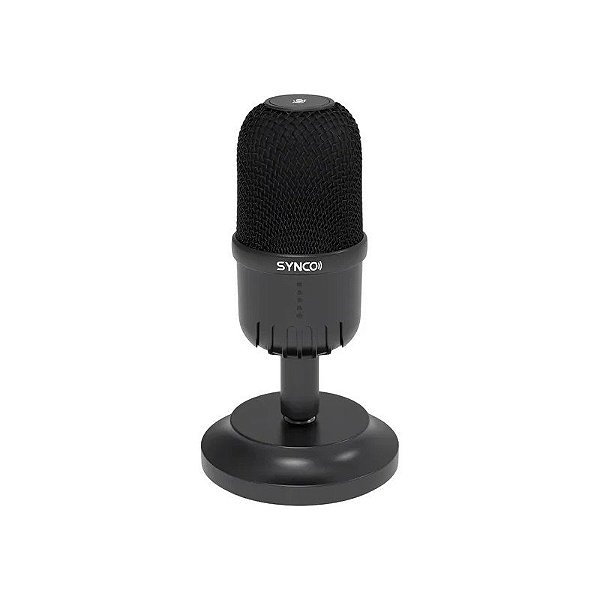 Microfone Condensador Synco CMIC-V1M USB Preto