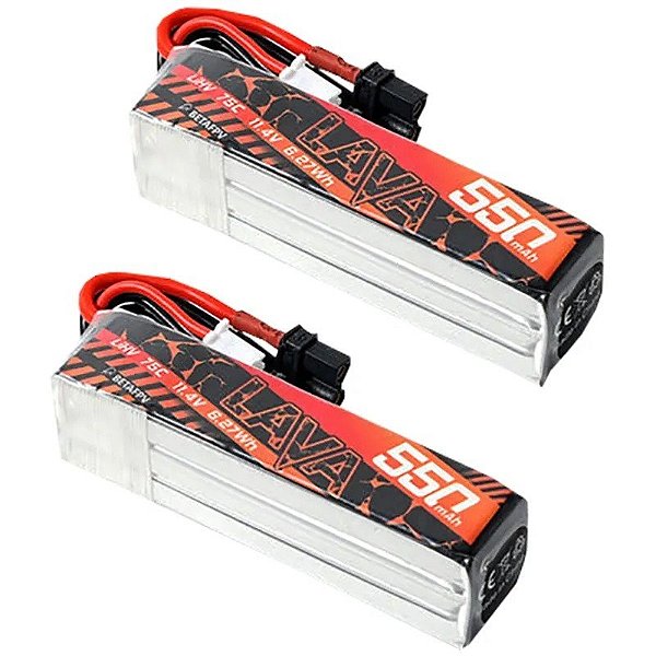 Batería Betafpv Lava 3S 550 mAh 75C Series (2 piezas)