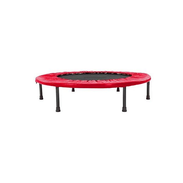 Trampolim Fitness 40 Polgadas com Patas Antideslizantes Vermelho