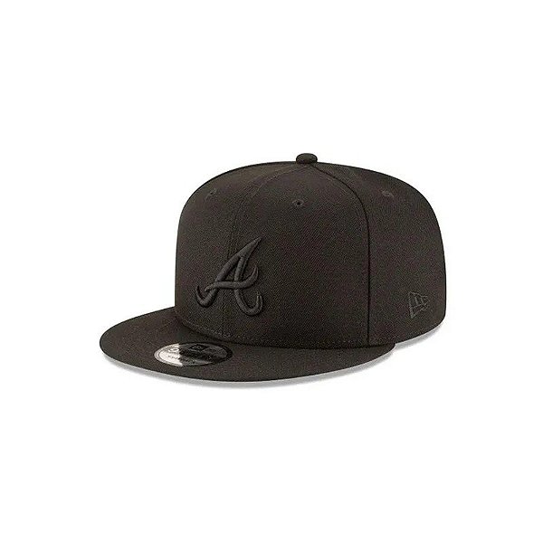 Boné Nova Era MLB 9Fifty Atlanta Braves Preto