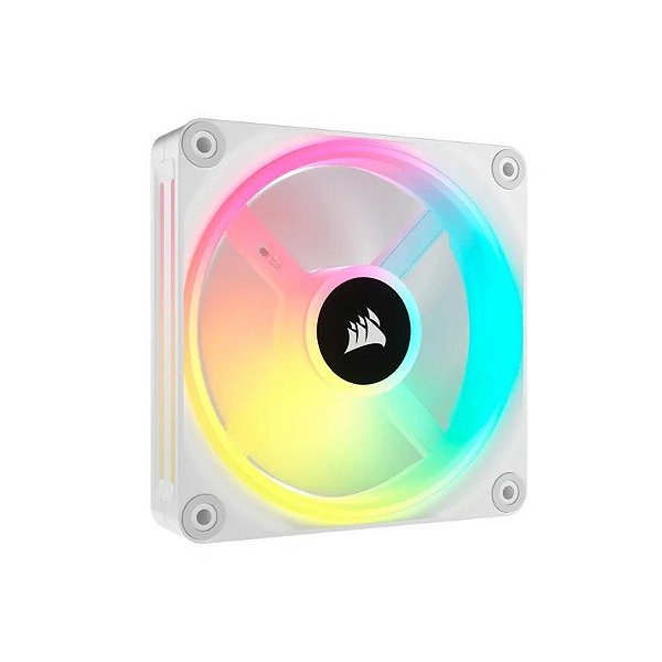 Ventilador Cooler Corsair QX120 Icue Link RGB 120mm Branco CO-9051005-WW