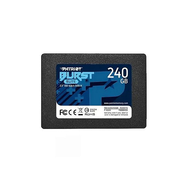 SSD Patriot Burst Elite 240GB 2.5" SATA 3 - PBE240GS25SSDR