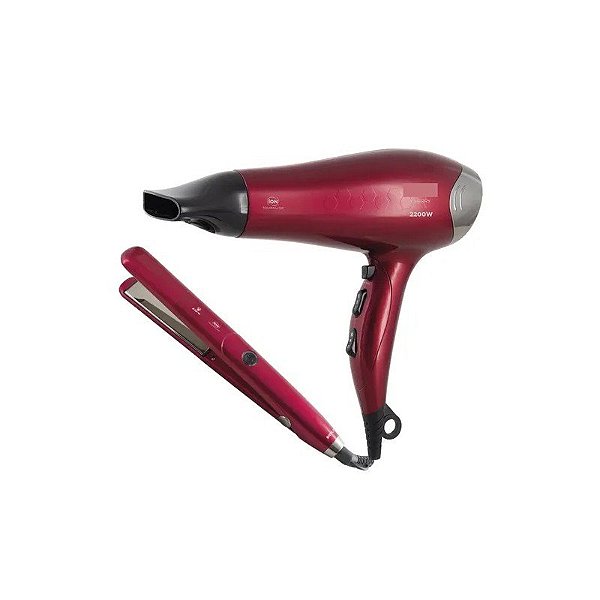 Kit de Beleza Britania PKT3250 1200W Bivolt Cereja