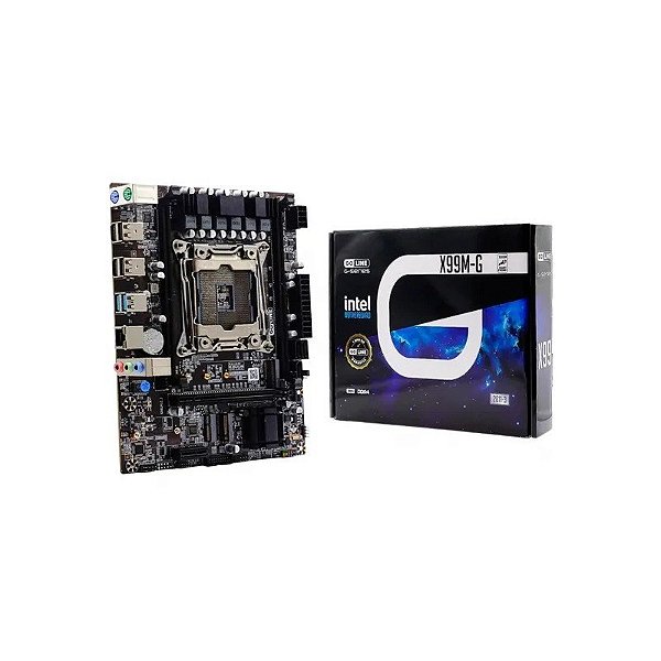 Placa-mãe MB 2011-V3/V4 Goline X99M-G DDR4/USB 3.0/ Cpu DDR4
