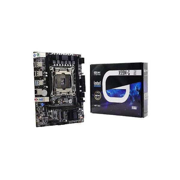 Placa-mãe Goline Socket LGA 2011-V3 Chipset X99 DDR4 Micro ATX