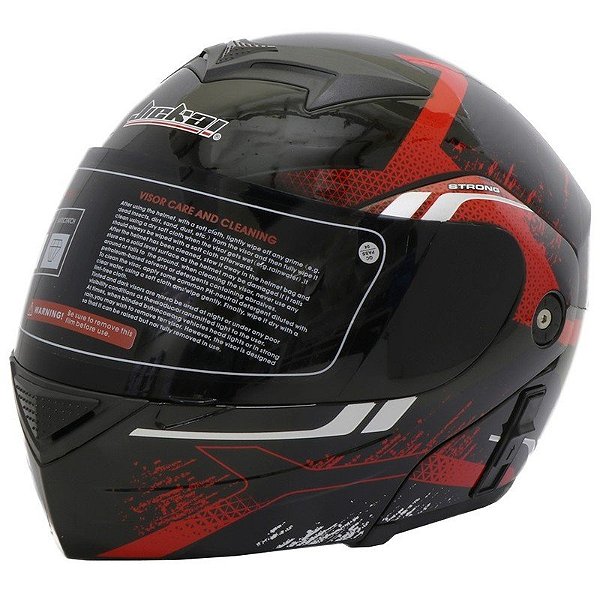 Casco para Moto Jiekai JK-111 - Red Dark