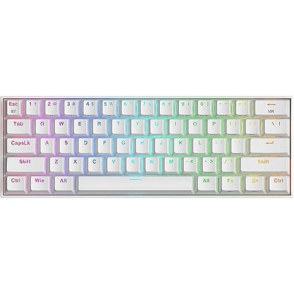 Teclado Gamer Redragon Draconic Pro K530W-RGB-PRO Branco