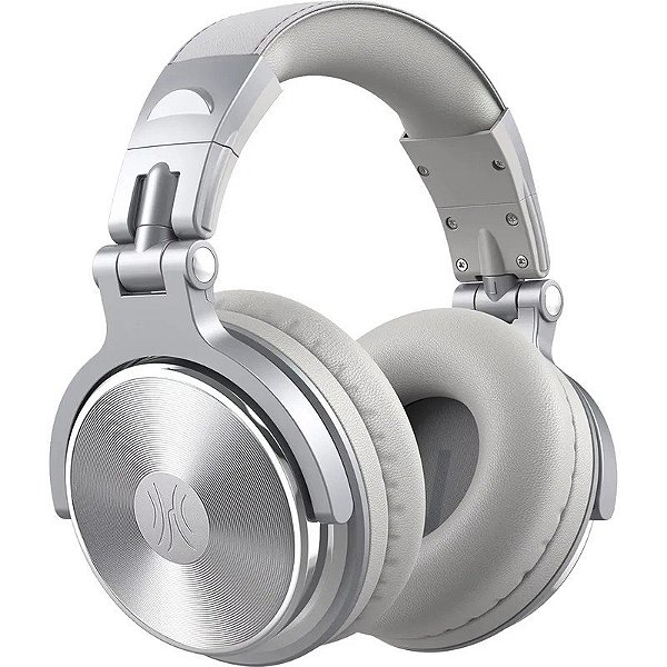 Fone de Ouvido Com Fio OneOdio Studio Pro 10 DJ Prata