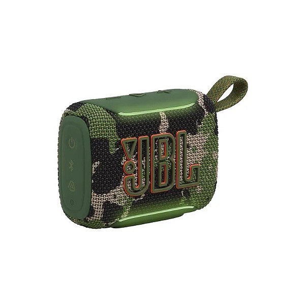 Caixa de Som JBL Go 5 - Bluetooth - 5W - À Prova D'Água - Camuflado