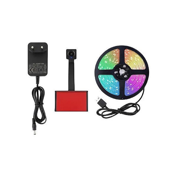 Fita de LED Inteligente Moes WLS-C01-TV65 RGB com Câmera para TV - 3,8 Metros
