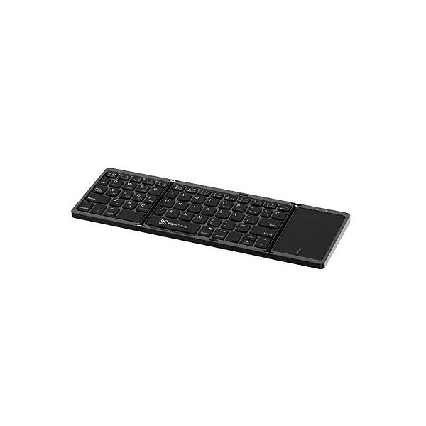 Teclado Sem Fio Klip Xtreme Flexplit KCK-650S-BK com Touchpad - Preto