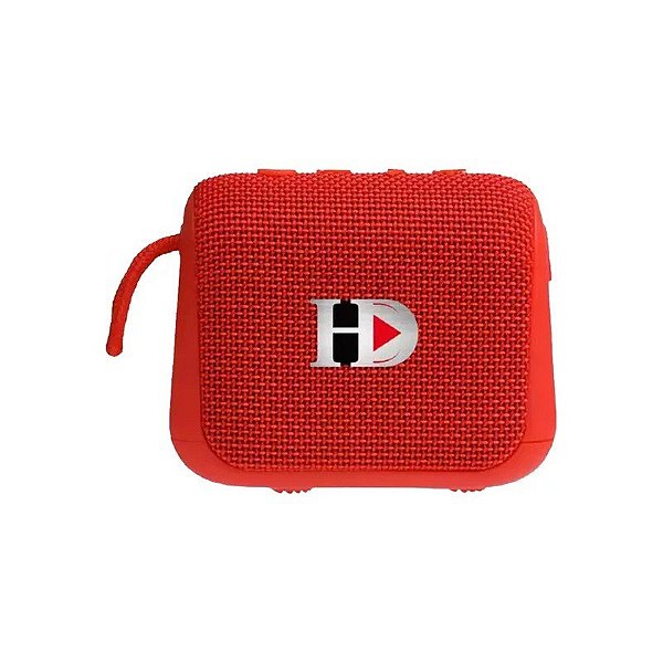 Caixa de Som HD Play T5 - Bluetooth - 12W - À Prova D'Água - Vermelho