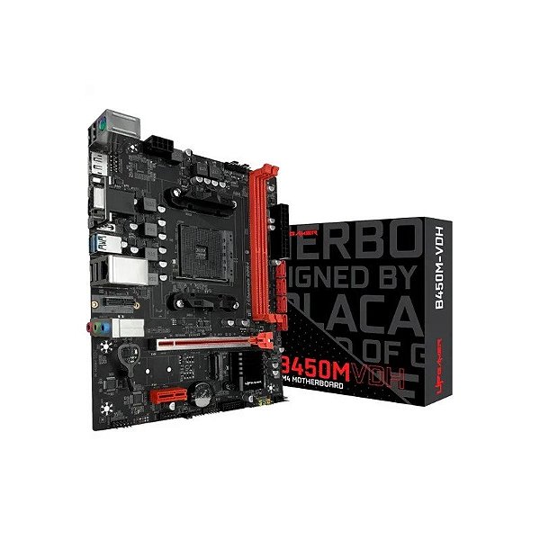 Placa Mãe Up Gamer B450M-VDH, AMD AM4, M-ATX, DDR4, M.2 Nvme, UPG-B450M-VDH