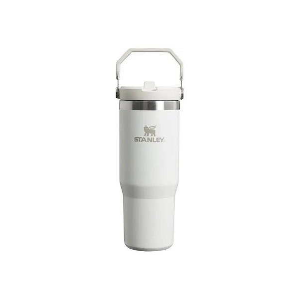 Copo Térmico Stanley Classic The Iceflow Flip Straw Tumbler 09993-763 - 887ML - com Bico - Branco