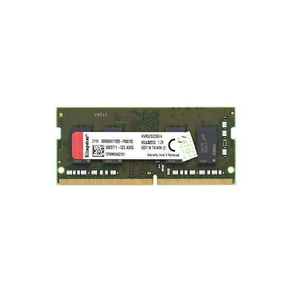 Memória Ram Kingston 4GB DDR4 3200MHZ para Notebook - KVR32S22S6/4