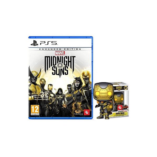 Jogo Marvel Midnight Suns Enhanced Edition + Funko Midnight Suns Iron Man para PS5