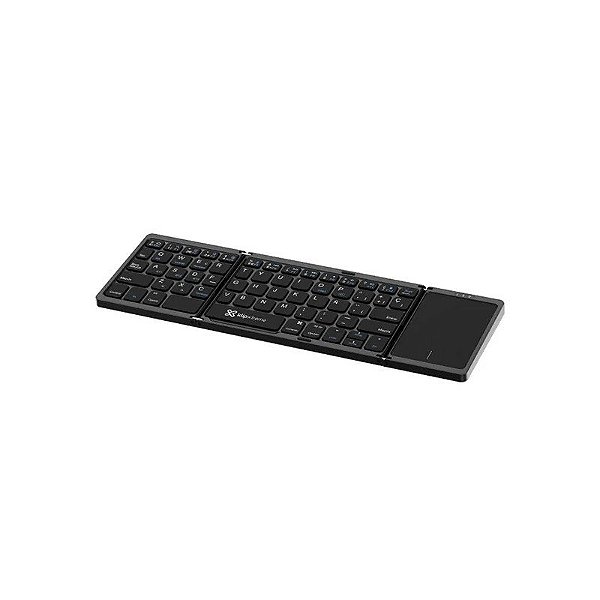 Teclado Klip KCK-650S-BK Flexplit com Touchpad Bluetooth Preto