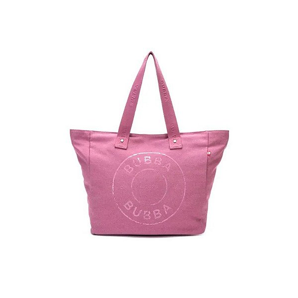 Traduza para português do Brasil: Bolsa Feminina Bubba Tote Canvas Rosa Seco 50/35X12X34CM 19LTS