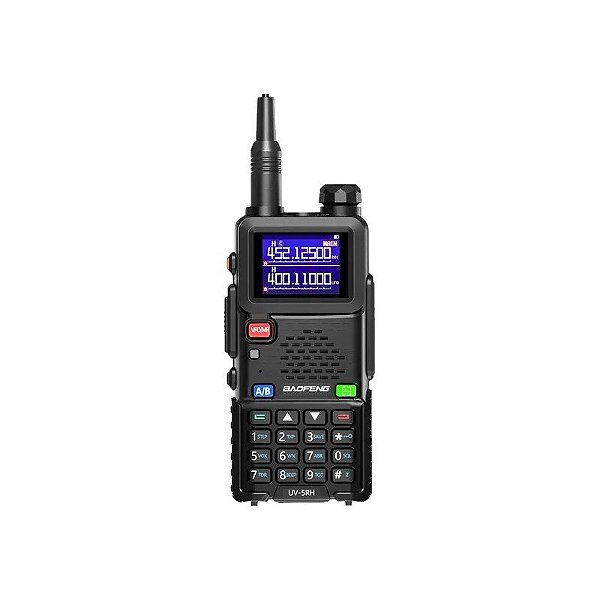 Rádio Comunicador Baofeng UV-5RH Multi Banda 10W - Preto