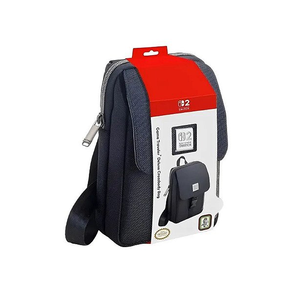 Bolsa Transversal com Estojo Protetor Deluxe para Nintendo Switch 2 - Preto (MC16)