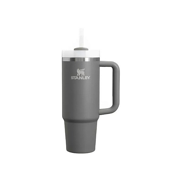 Copo Térmico Stanley Quencher H2.0 Flowstate com Canudo - Stone 887ML