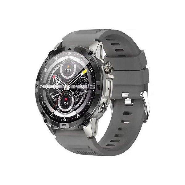 Relógio Smart Watch G-Tide R6 Pro Cinza + 2 Pulseiras