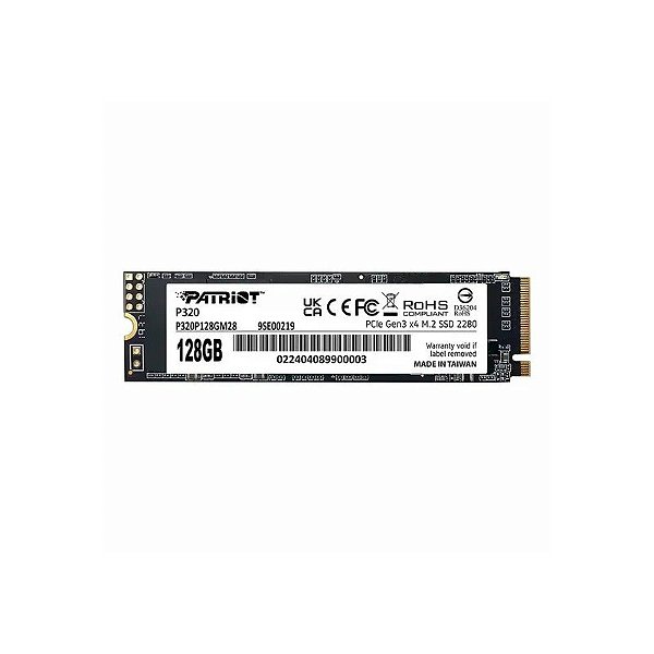 SSD M.2 Patriot 128GB Nvme PCI-Express Gen 3 - P320P128GM28
