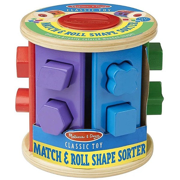 Kit de Formas Classificadoras para Conjugar e Girar Melissa & Doug 19041 13 Peças