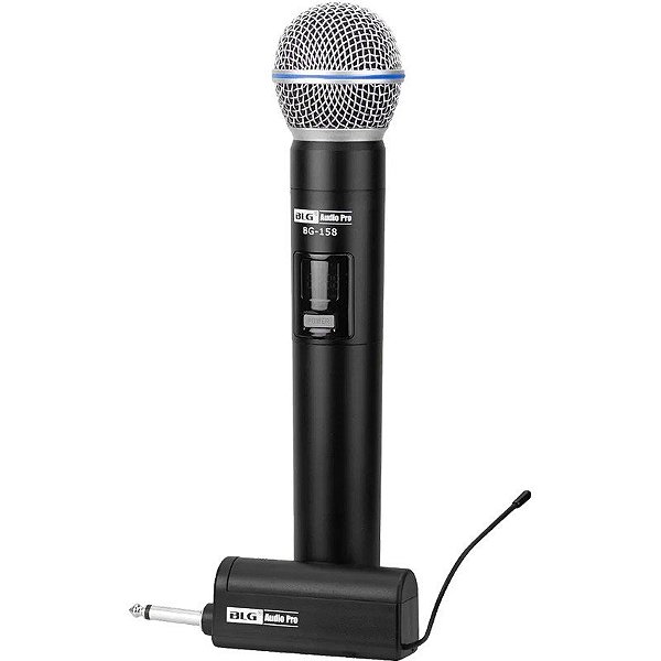 Microfone Sem Fio BLG BG-158 Audio Pro