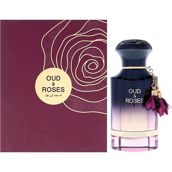 Perfume Ahmed Al Maghribi Oud and Rose EXDP 60mL - Unissex