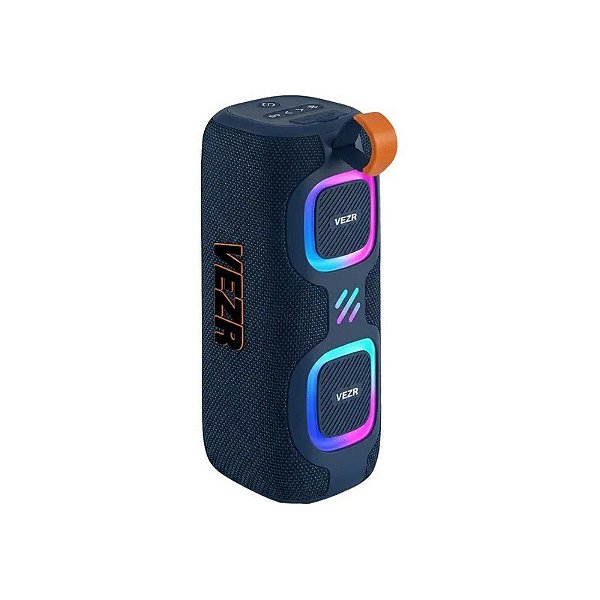 Caixa de Som Vezr VZ-3700 - 40W - Bluetooth - À Prova D'Água - Preto